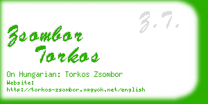zsombor torkos business card